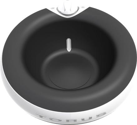 Show full view: Torus Pet Filtered Dog & Cat Water Bowl, Charcoal, 68-oz slide 2 of 12