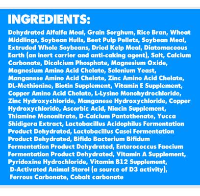 Show full view: Total Feeds Total Equine Horse Feed, 40-lb bag slide 5 of 8