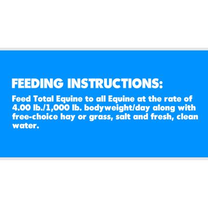 Show full view: Total Feeds Total Equine Horse Feed, 40-lb bag slide 7 of 8