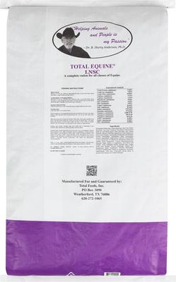 Show full view: Total Feeds Total Equine LNSC Horse Food, 40-lb bag slide 3 of 5