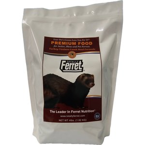 Totally Ferret Active, Show & Pet Turkey Venison Lamb High Protein Dry Ferret Food, 4-lb bag