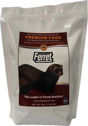 Totally Ferret Active, Show & Pet Turkey Venison Lamb High Protein Dry Ferret Food, 4-lb bag