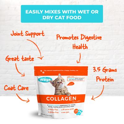 Show full view: Totally Wags Collagen Cat Supplement, 4.2-oz bag slide 5 of 8