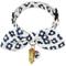 Show in main carousel: Touchcat Miss-Daisy Cotton Cat Collar with Bowtie & Bell, Navy slide 1 of 4