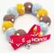 Show in main carousel: Touchcat Pom-Pom Felt Cat Collar with Bell, Brown/Yellow, Small slide 1 of 7