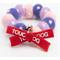 Show in main carousel: Touchcat Pom-Pom Felt Cat Collar with Bell, Pink/Purple, Small slide 5 of 6