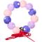 Show in main carousel: Touchcat Pom-Pom Felt Cat Collar with Bell, Pink/Purple, Small slide 3 of 6