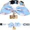 Show in main carousel: Touchcat Shepherd Polyester Cat Collar with Bow, Blue, Small: 5.9 to 9-in neck, 0.39-in wide slide 1 of 2