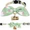 Show in main carousel: Touchcat Shepherd Polyester Cat Collar with Bow, Green, Small: 5.9 to 9-in neck, 0.39-in wide slide 1 of 4