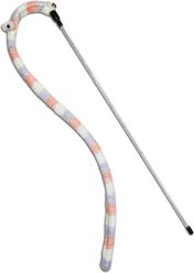 Touchcat Worm-Tail Designer Wand Teaser Cat Toy, Pink