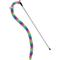 Show in main carousel: Touchcat Worm-Tail Designer Wand Teaser Cat Toy, Rainbow slide 1 of 1