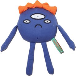 Touchdog Cartoon Alien Monster Plush Dog Toy, Blue