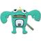 Show in main carousel: Touchdog Cartoon Crabby Tooth Monster Plush Dog Toy, Green slide 1 of 2