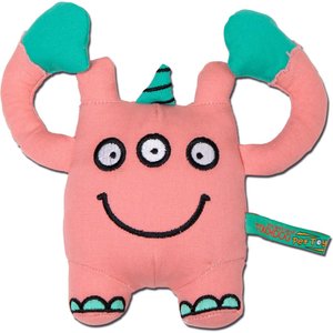 Touchdog Cartoon Three-eyed Monster Plush Dog Toy