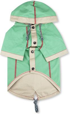 Show full view: Touchdog Cloudburst Waterproof Reversible Dog & Cat Raincoat, Khaki, X-Large slide 5 of 6