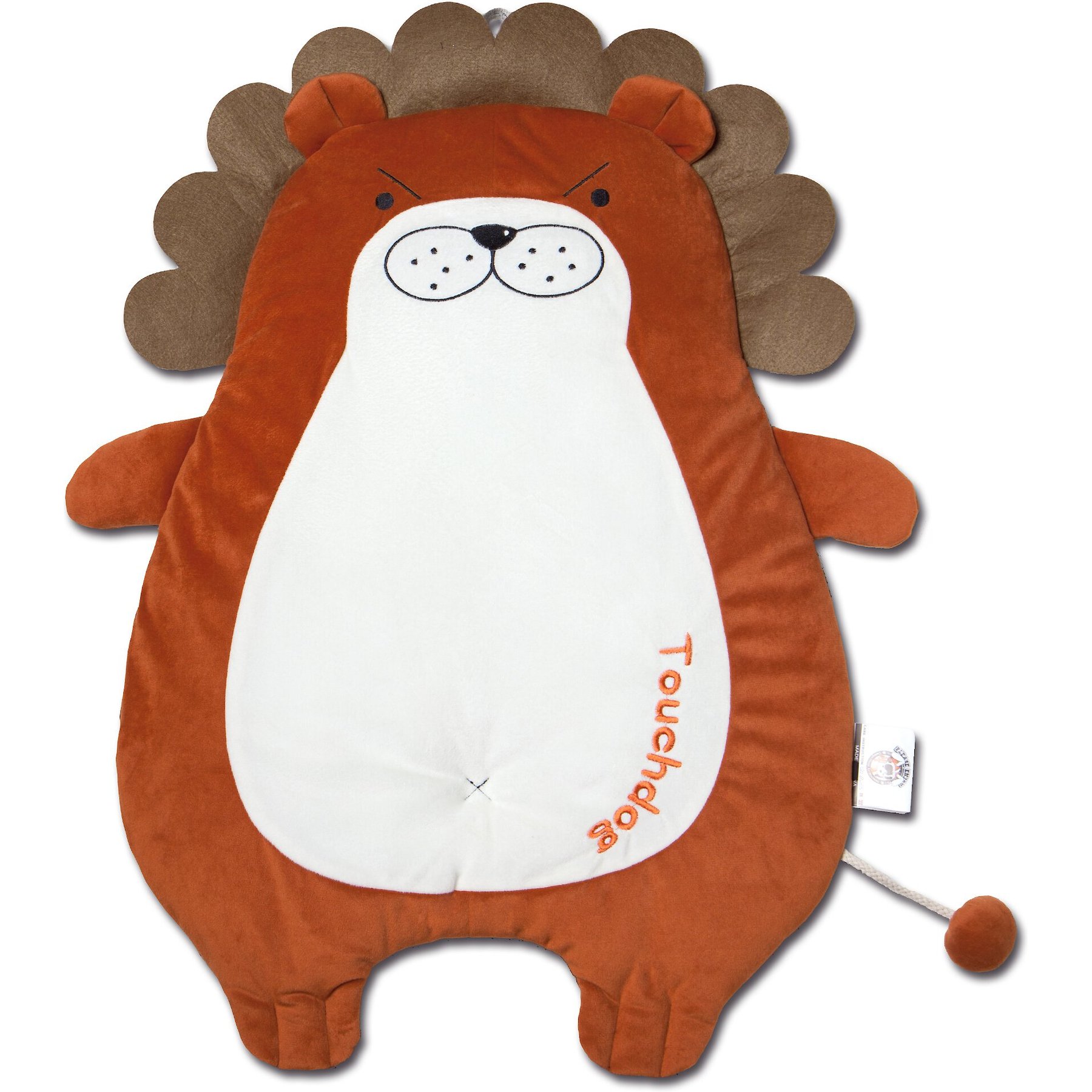 Touchdog Critter Hugz Designer Character Dog Mat, Orange & White