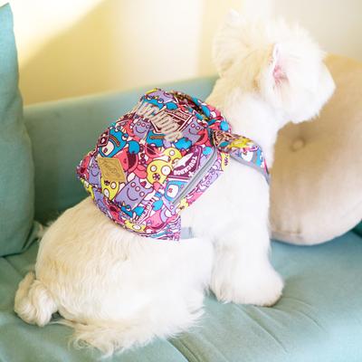 Show full view: Touchdog Designer Patterned Backpack Dog Harness, Small: 15.74 to 22.04-in chest slide 5 of 7