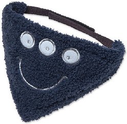 Touchdog Dizzy-Eyed Cyclops Cotton Velcro Dog Bandana, Navy, Large