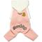Show in main carousel: Touchdog Fashion Designer Full Body Quilted Hooded Dog Sweater, Pink/White, Medium slide 1 of 5