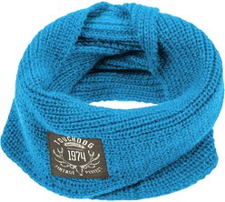 Touchdog Heavy Knitted Winter Dog & Cat Scarf, Blue