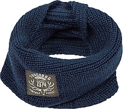 Touchdog Heavy Knitted Winter Dog & Cat Scarf, Navy