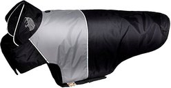 Touchdog Lightening 2-in-1 Convertible Dog Jacket, Black, Medium slide 2 of 2