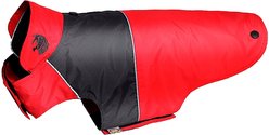 Touchdog Lightening 2-in-1 Convertible Dog Jacket, Red, Small slide 2 of 3