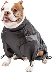 Touchdog Quantum-Ice Full-Bodied Reflective Dog Jacket with Blackshark Technology, Grey, Large
