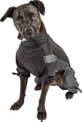 Touchdog Quantum-Ice Full-Bodied Reflective Dog Jacket with Blackshark Technology, Grey, Medium