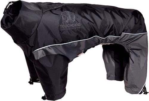 Show full view: Touchdog Quantum-Ice Full-Bodied Reflective Dog Jacket with Blackshark Technology, Grey, X-Small slide 4 of 8