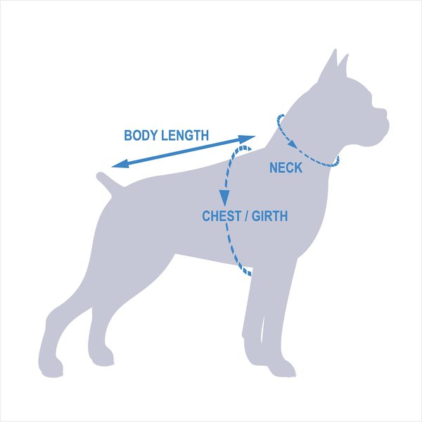 Show full view: Touchdog Quantum-Ice Full-Bodied Reflective Dog Jacket with Blackshark Technology, Ocean Blue, Medium slide 7 of 9