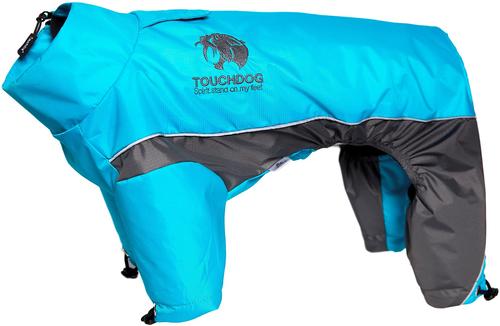 Show full view: Touchdog Quantum-Ice Full-Bodied Reflective Dog Jacket with Blackshark Technology, Ocean Blue, X-Large slide 5 of 9