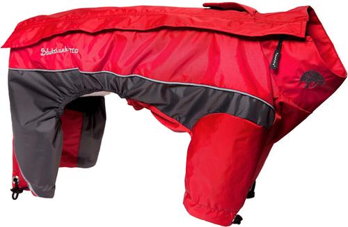 Show full view: Touchdog Quantum-Ice Full-Bodied Reflective Dog Jacket with Blackshark Technology, Red, Large slide 6 of 9