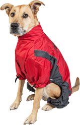 Touchdog Quantum-Ice Full-Bodied Reflective Dog Jacket with Blackshark Technology, Red, X-Large