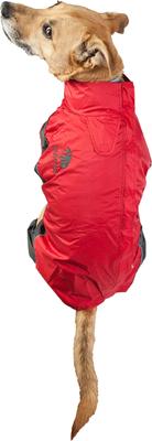 Show full view: Touchdog Quantum-Ice Full-Bodied Reflective Dog Jacket with Blackshark Technology, Red, X-Large slide 3 of 8