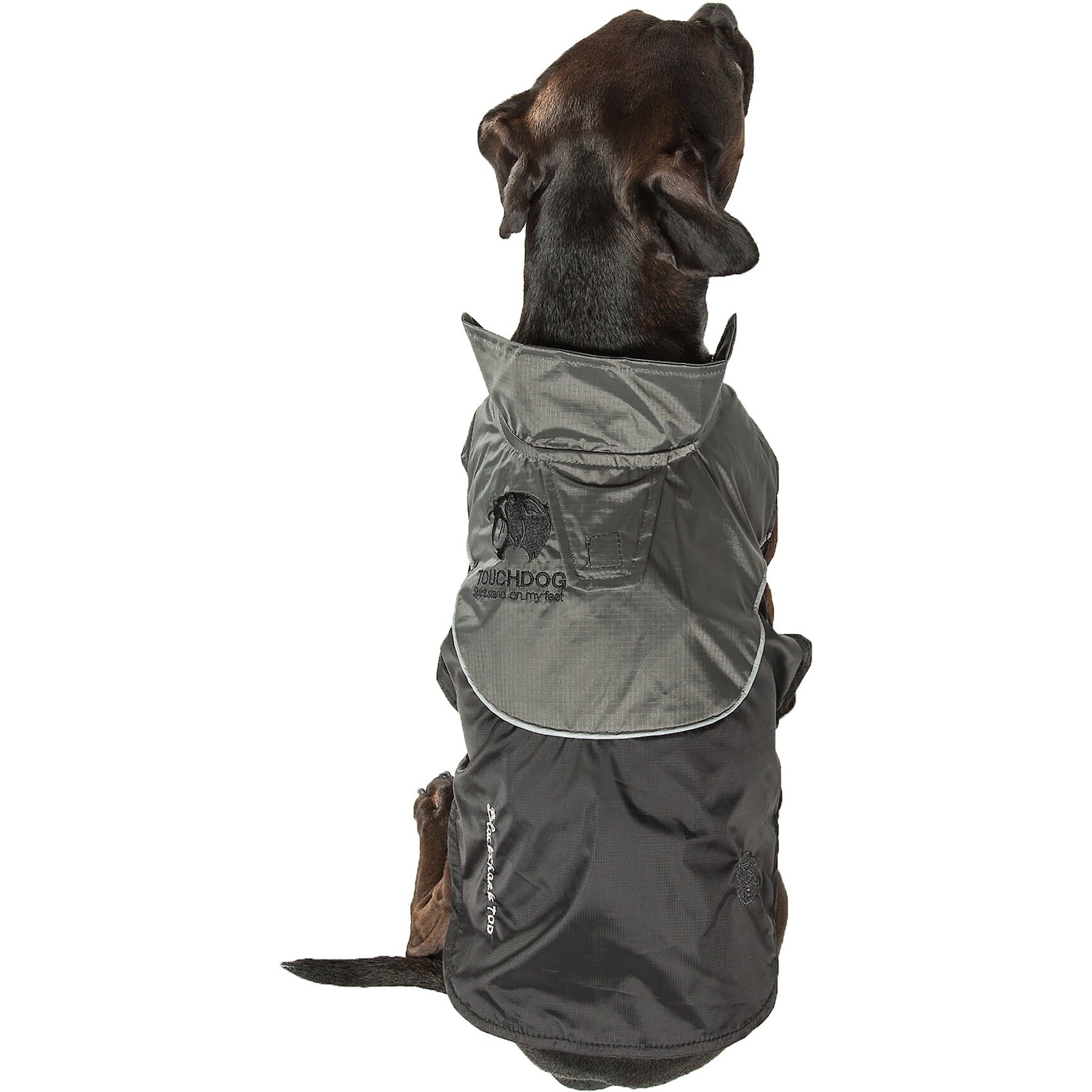 Touchdog Subzero Storm Reflective Dog Coat, Black, Medium