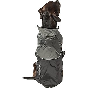 Touchdog Subzero Storm Reflective Dog Coat, Black, Medium