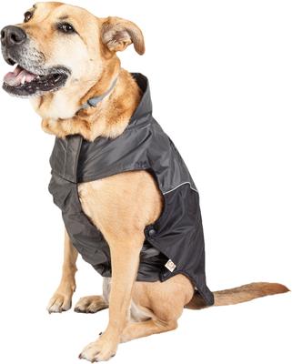 Show full view: Touchdog Subzero Storm Reflective Dog Coat, X-Large, Black slide 4 of 8