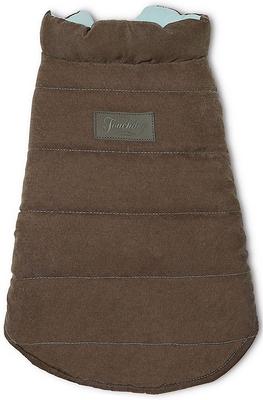 Show full view: Touchdog Waggin Swag Reversible Dog Coat, Blue/Brown, X-Large slide 4 of 6