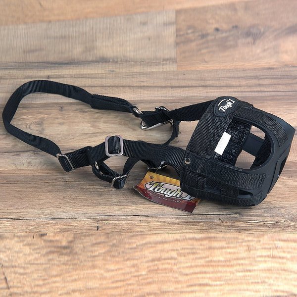 Show full view: Tough1 Easy Breathe Easy Grazing Horse Muzzle, Black, Large Horse slide 3 of 7