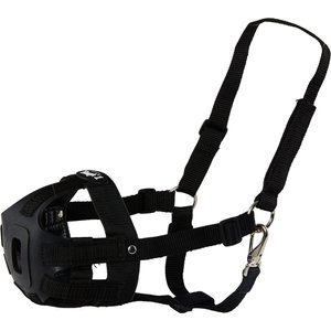 Tough1 Easy Breathe Easy Grazing Horse Muzzle, Black, Miniature