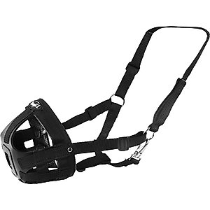 Tough1 Easy Breathe Easy Grazing Horse Muzzle, Black, Pony