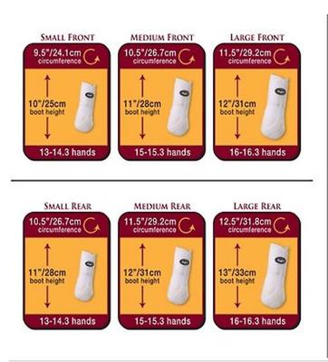 Show full view: Tough1 Extreme Vented Horse Sport Boots Set, Pink, Small slide 3 of 5