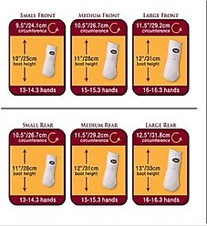 Tough1 Extreme Vented Horse Sport Boots Set, White, Large slide 2 of 3