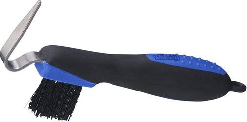 Show full view: Tough1 Great Grip Hoof Pick & Horse Brush, Royal Blue slide 2 of 3