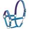 Show in main carousel: Tough1 Nylon Padded Halter with Satin Horse Hardware, Turquoise, Horse slide 1 of 5