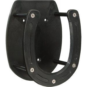Tough1 Polymer Horseshoe Salt Block Holder, Black