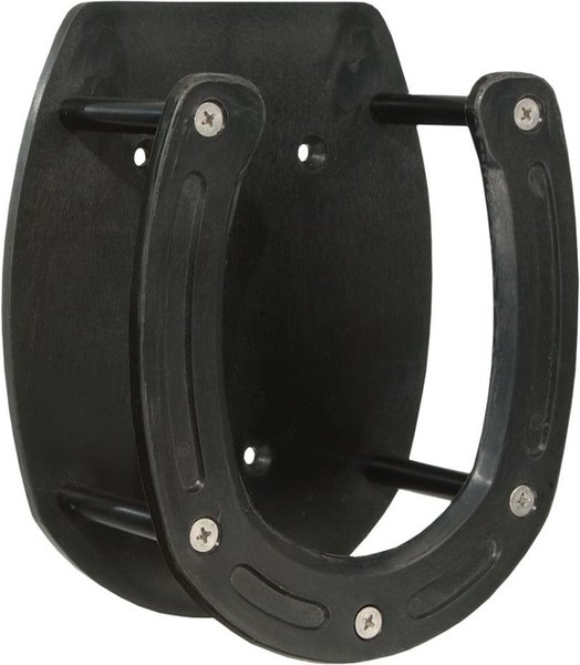 Show full view: Tough1 Polymer Horseshoe Salt Block Holder, Black slide 2 of 3