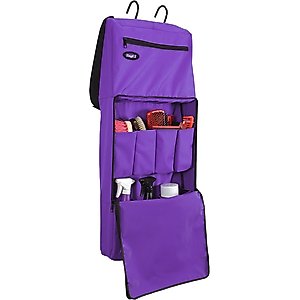 Tough1 Portable Horse Grooming Organizer, Purple