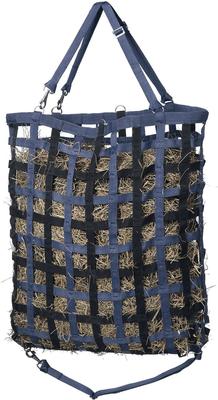 Show full view: Tough1 Slow Feed Web Hay Horse Feeder, Navy Blue slide 2 of 5